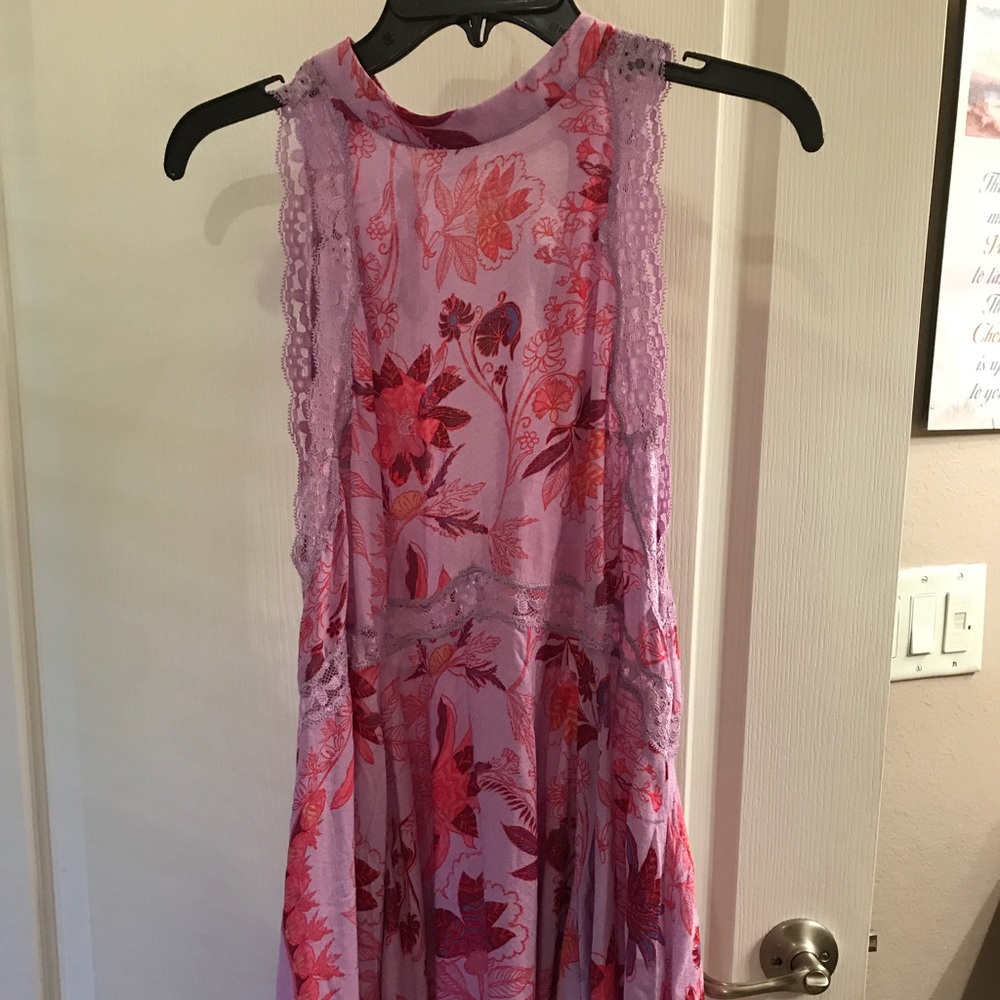 Free People Intimately Floral Trapeze Dress NWT